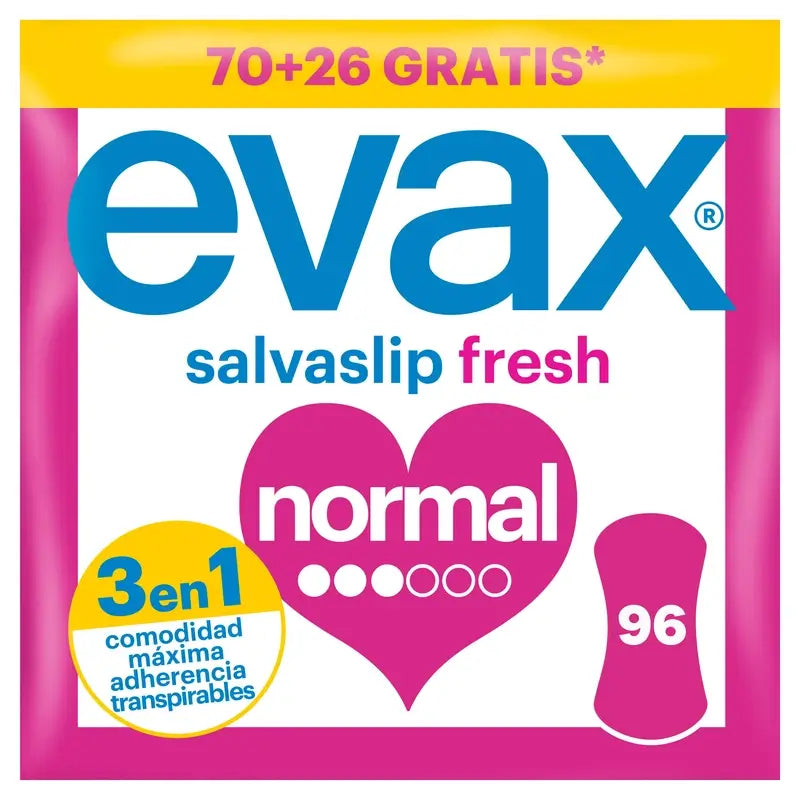 Evax Normal, No Odor System, 96 unidades de pensos higiénicos