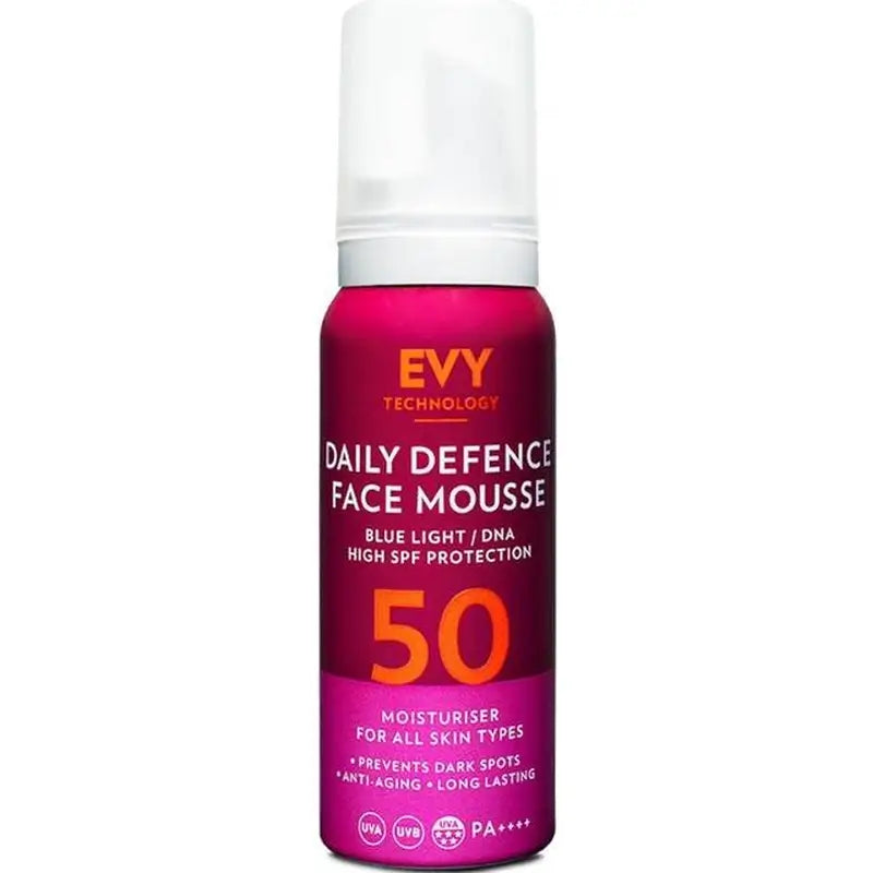 Evy Daily Defence Face Mousse SPF50 75ml evy-daily-defence-face-mousse-spf50-75ml