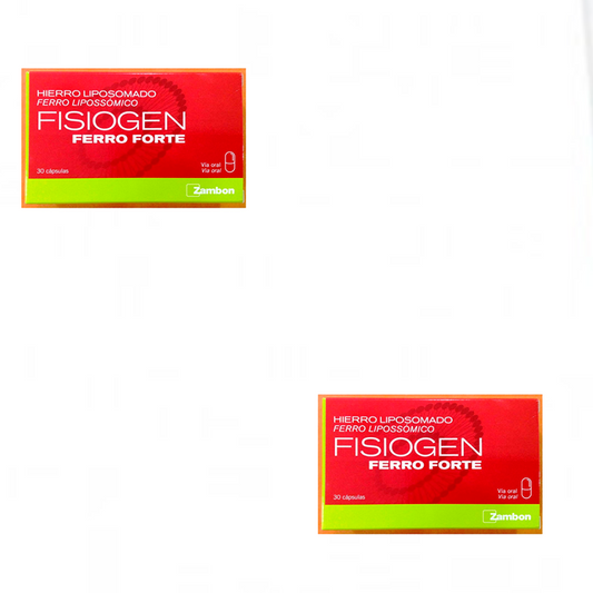 Fisiogen Ferro Forte Pack, 2x30 cápsulas