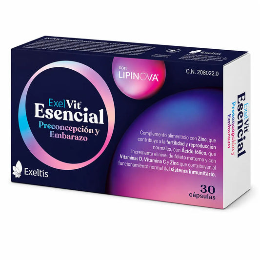 Exelvit Esencial Pré-Concepção e Gravidez, 30 Cápsulas