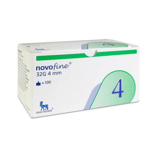 Novofine Agulha de Insulina Novofine 32G 4Mm , 100 unidades
