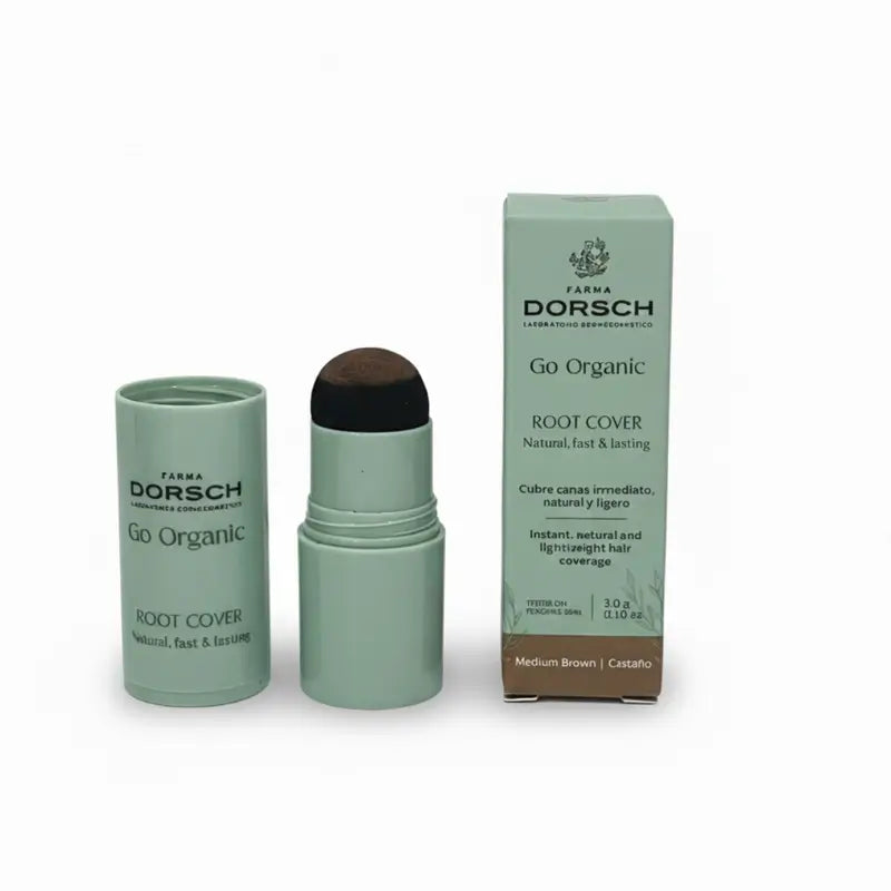 Farma Dorsch Root Cover Medium Brown Cobertura de Cabelo Cinzento Castanho, 3 g