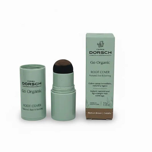 Farma Dorsch Root Cover Medium Brown Cobertura de Cabelo Cinzento Castanho, 3 g