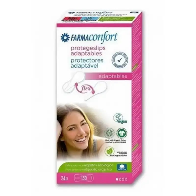 Farmaconfort Protegeslips Adaptables Flex, 24 unidades