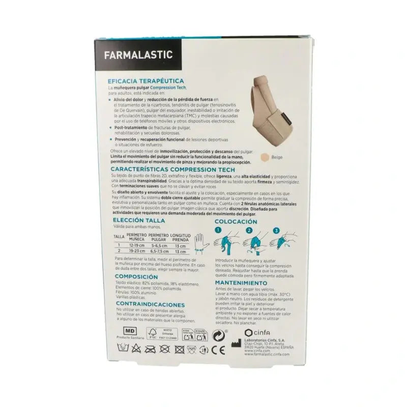 Pulseira Farmalastic Metapulgar Bege