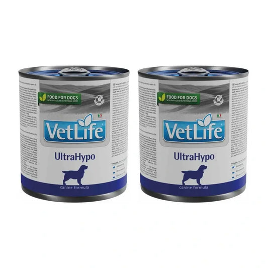 Farmina Vet Dog Ultrahypo Box 6X300Gr, embalagem de 2