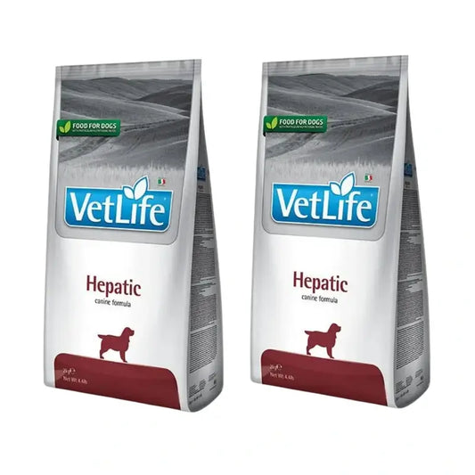 Farmina Vet Life Dog Hepatic 12Kg, Alimento para Cães, Embalagem de 2