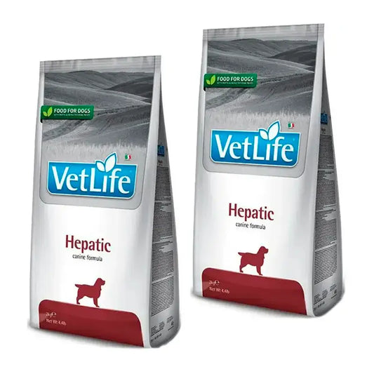 Alimento para cães Farmina Vet Life Dog Hepatic, Embalagem 2 x 2Kg