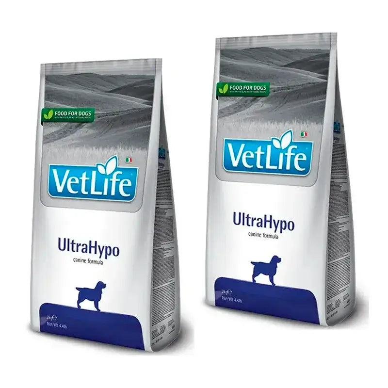 Alimento para cães Farmina Vet Life Dog Ultrahypo, embalagem 2 x 2Kg
