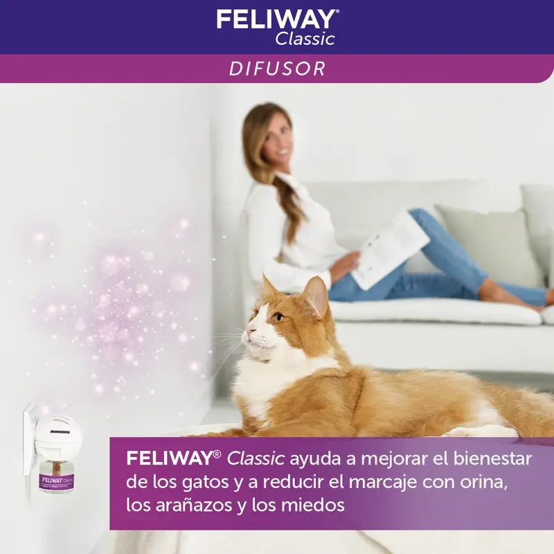 Difusor Feliway + Refil, 48 Ml 1 Mês