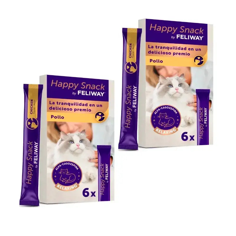 Feliway Happy Snack, Embalagem 2 x 6 Sticks
