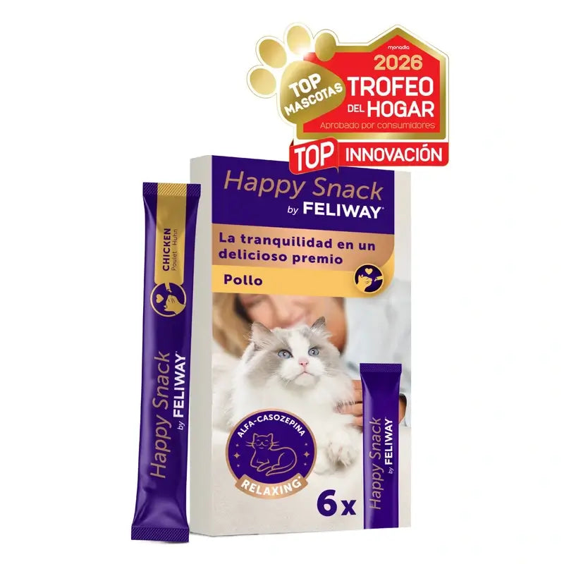 Feliway Happy Snack, Embalagem 2 x 6 Sticks
