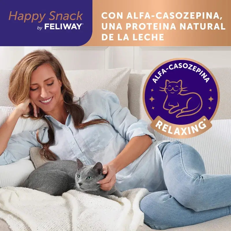Feliway Happy Snack Sabor a Galinha, 24 saquetas