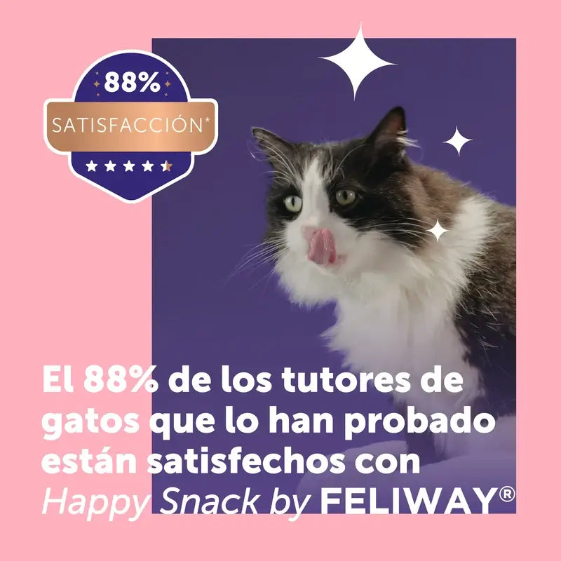 Feliway Happy Snack Sabor Salmão, 24 saquetas