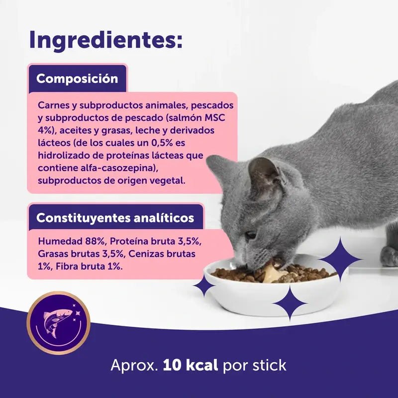 Feliway Happy Snack Sabor Salmão, 24 saquetas