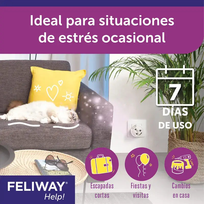 FELIWAY AJUDA O DIFUSOR+SUBSTITUIÇÃO