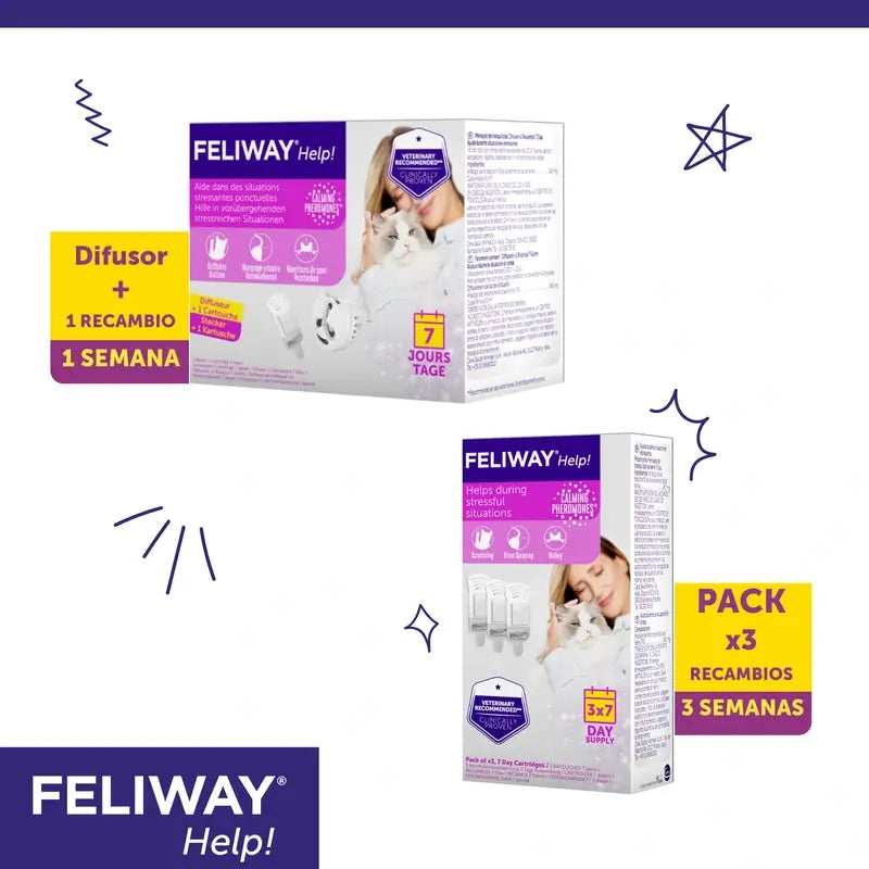 FELIWAY AJUDA O DIFUSOR+SUBSTITUIÇÃO