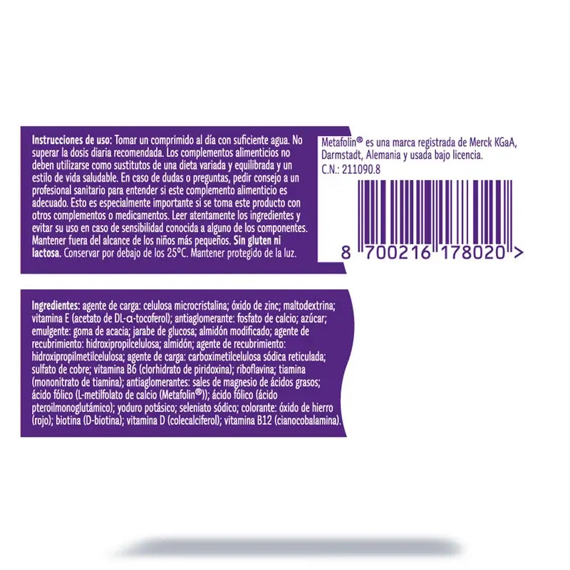 Femibion 0 Planeamento da Gravidez com Ácido Fólico Plus, 3X28 comprimidos