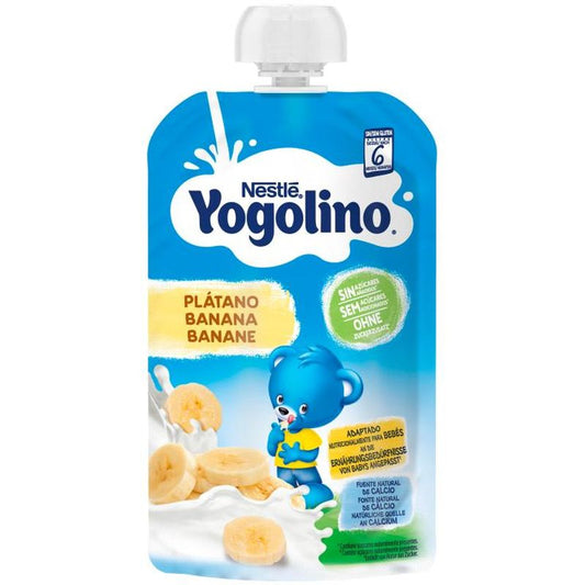 Nestlé Yogolino Banana Sachet Sachet sem açúcar, 100g
