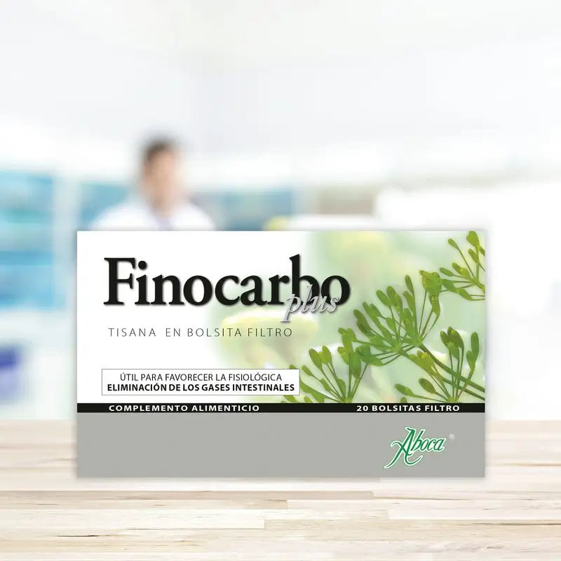 Aboca Finocarbo Plus Tisana Digestão, 20 Saquetas