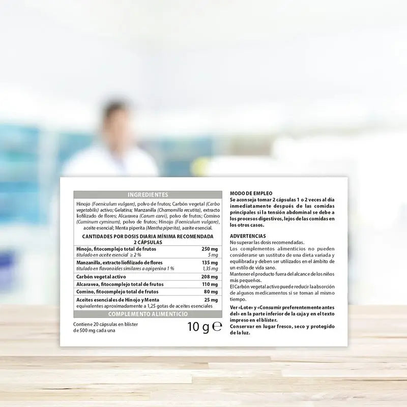 Aboca Finocarbo Plus Tisana Digestão, 20 Saquetas