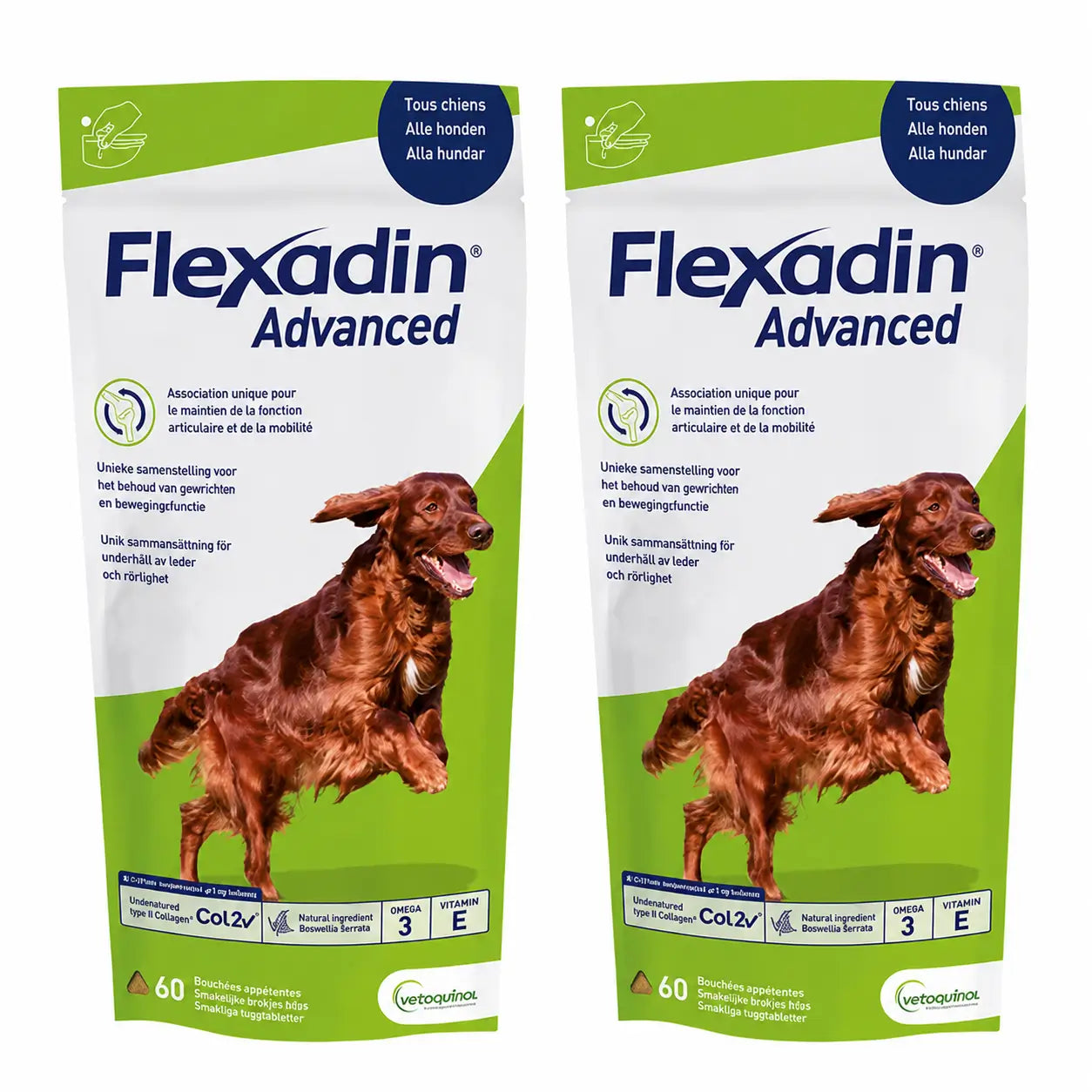 Flexadin Advance Chondroprotector For Dogs, 2X60 Comprimidos