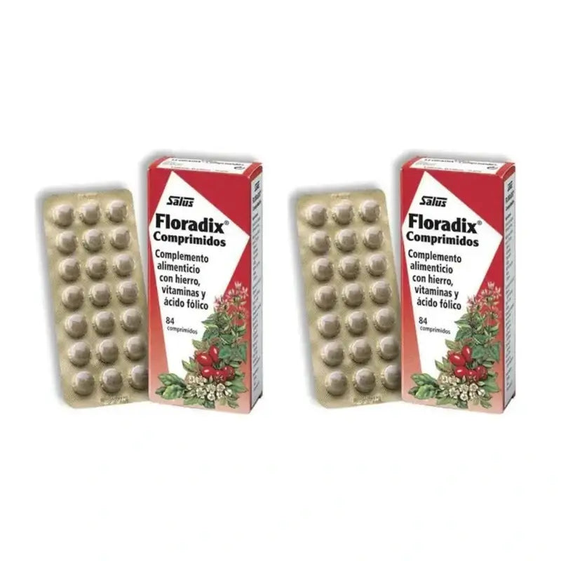 Floradix Suplemento Alimentar, 2X84 Comprimidos