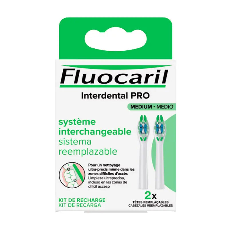 Fluocaril Samurai Refis Interdental Pro Medium, 2 Refis