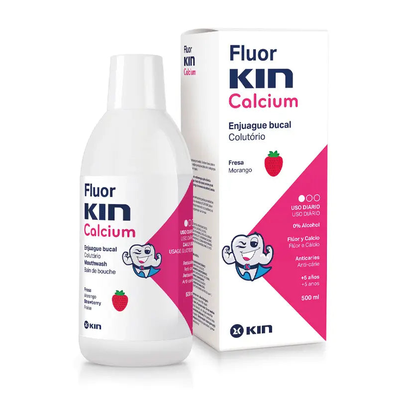 Kin Fluorkin Cálcio Rinse 500 ml