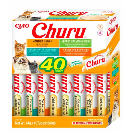 Churu Cat Frango Variedades 40X14Gr