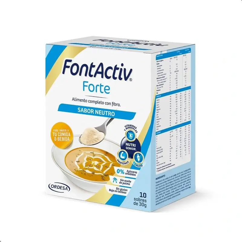 Ordesa Fontactiv Forte Sabor Neutro 10 Envelopes de 30 gr