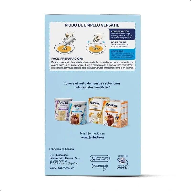 Ordesa Fontactiv Forte Sabor Neutro 10 Envelopes de 30 gr