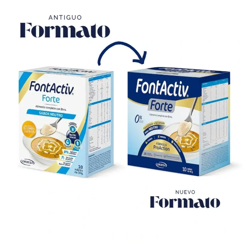 Ordesa Fontactiv Forte Sabor Neutro 10 Envelopes de 30 gr