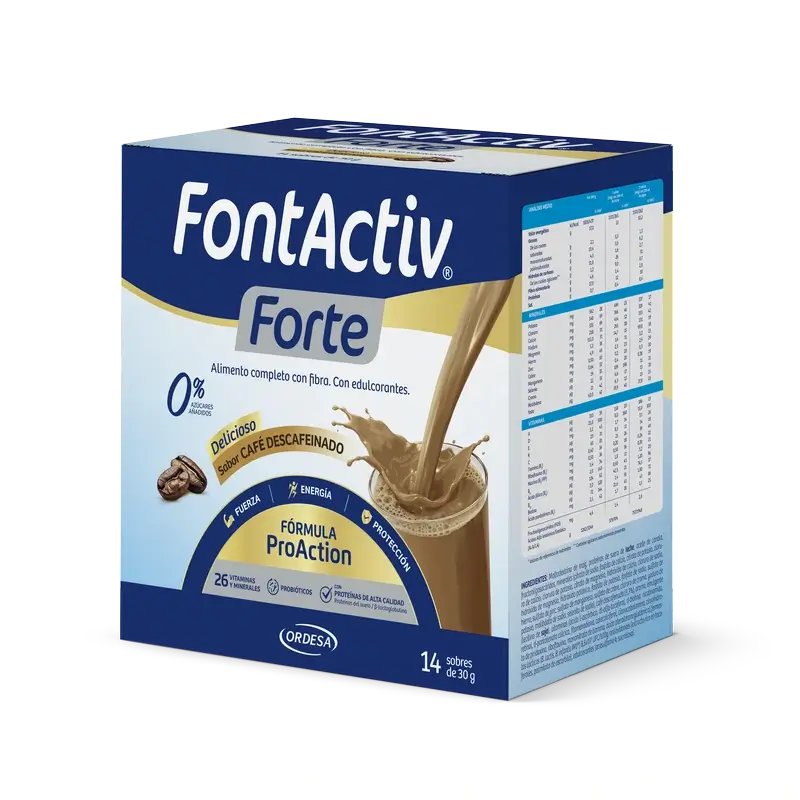 Fontactiv Proaction Forte Café, 14 saquetas x 30 gramas