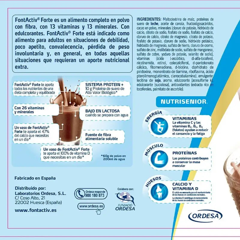 FONTACTIV FORTE CHOCOLAT 800G