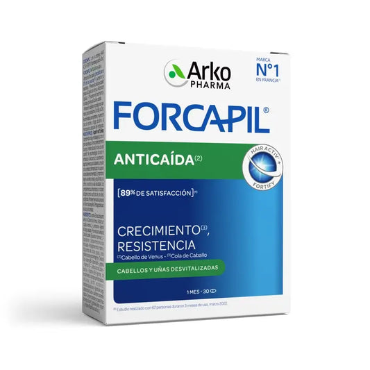 Forcapil Anti-perda de cabelo 30 comprimidos Arkopharma