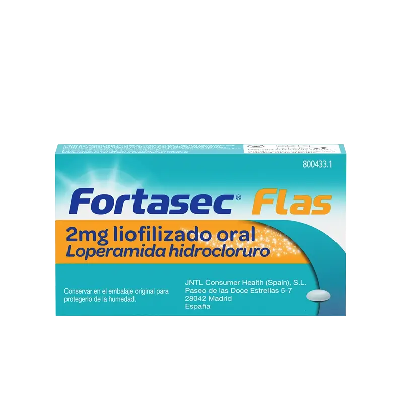 Fortasec Flas 2 mg 12 comprimidos