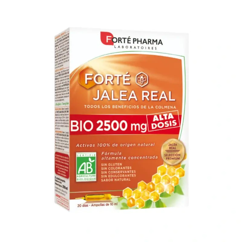 Forté Pharma Forté Geleia Real Bio 2500 mg, 20 ampolas x 10 ml
