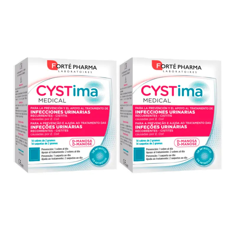Forté Pharma Cystima Medical Duplo, 2 x 14 saquetas