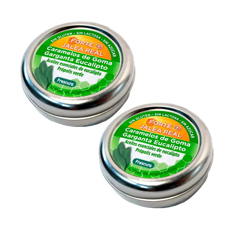 Forté Pharma Duplo Forté Eucalyptus Gum Candies, 2 x 45 rebuçados