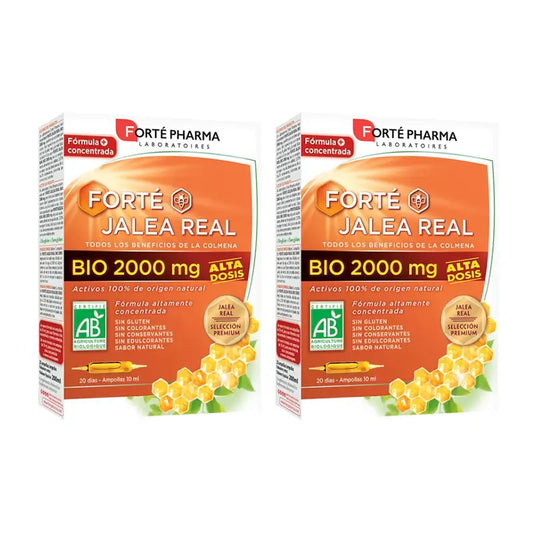 Forté Pharma Duplo Forté Geleia Real Bio 2000 mg 2 x 20 Amp.