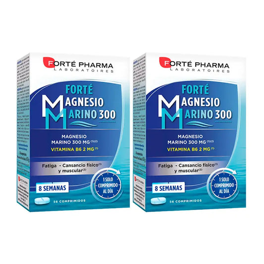 Forté Pharma Duplo Forté Marine Magnesium 300, 2 x 56 comprimidos