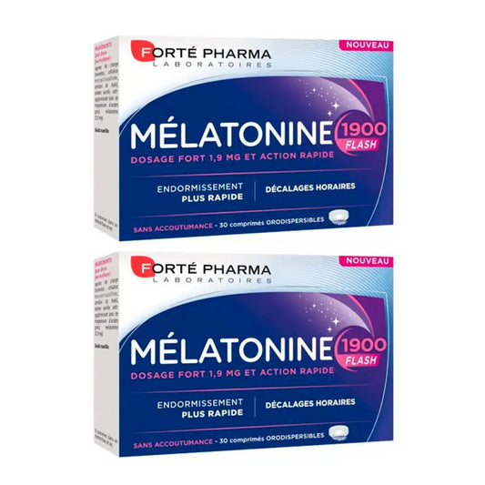 Forté Pharma Duplo Melatonin Flash 1900 2 x 30 comprimidos