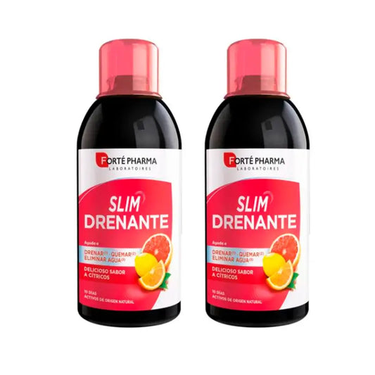 Forté Pharma Duplo Turboslim Drenagem Sabor a Citrinos 2 x 500 ml