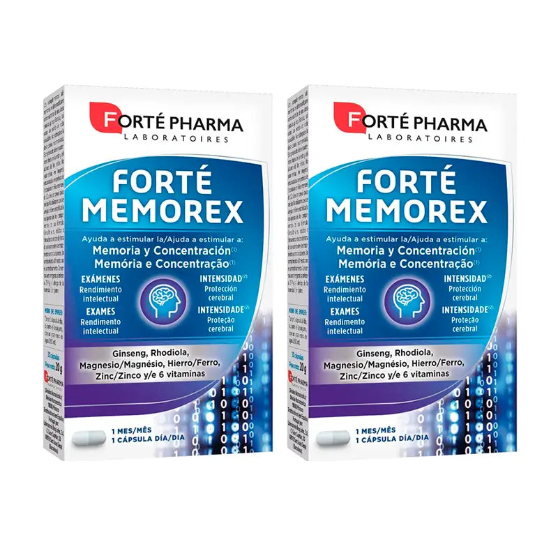 Forté Pharma Duplo Turboslim Energy Memorex 2 x 30 comprimidos
