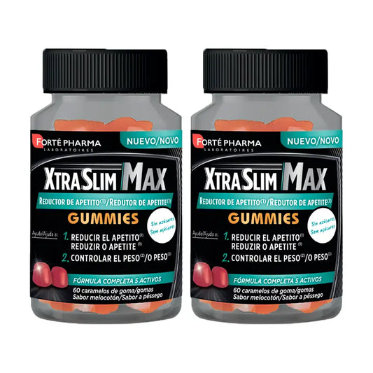 Forté Pharma Duplo Xtraslim Max Reducer Goma 2 x 60 rebuçados