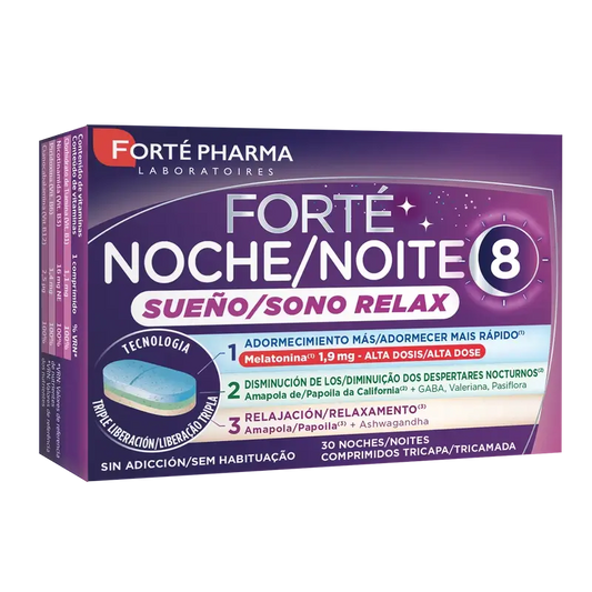 Forté Pharma Forte Night Sleep Relax, 30 comprimidos