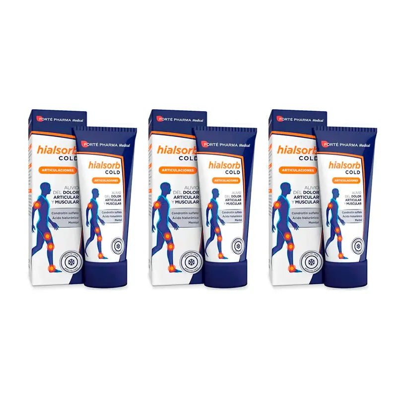 Forté Pharma Triplo Medical Hialsorb Frio, 3 x 100ml
