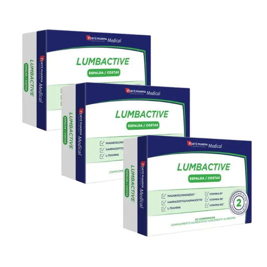 Forté Pharma Triplo Medical Lumbactive Back, 3 x 20 comprimidos