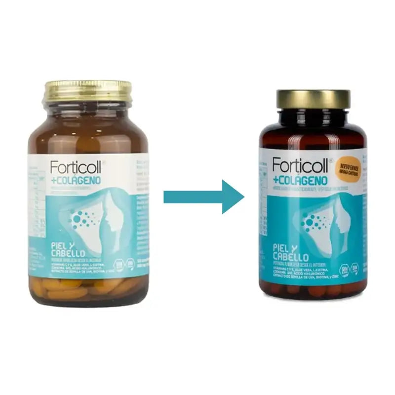 Forticoll BioActive Colágeno Pele e Cabelo 120 comprimidos